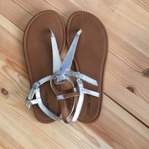 Cabrizi Silver Sandals